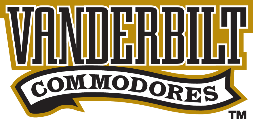 Vanderbilt Commodores 1999-2004 Wordmark Logo DIY iron on transfer (heat transfer)